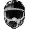 Casque BELL Moto-9 Mips - Louver Gloss Black/White - Dr Rider