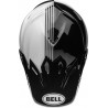 Casque BELL Moto-9 Mips - Louver Gloss Black/White - Dr Rider