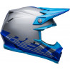 Casque BELL Moto-9 Mips - Louver Gloss Gray/Blue - Dr Rider