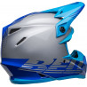 Casque BELL Moto-9 Mips - Louver Gloss Gray/Blue - Dr Rider