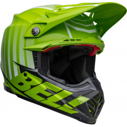Casque BELL Moto-9S Flex - Sprint Matte/Gloss Green/Black - Dr Rider