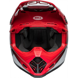 Casque BELL Moto-9S Flex - Rail Gloss Red/White - Dr Rider