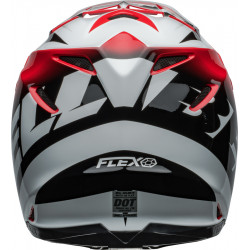 Casque BELL Moto-9S Flex - Rail Gloss Red/White - Dr Rider