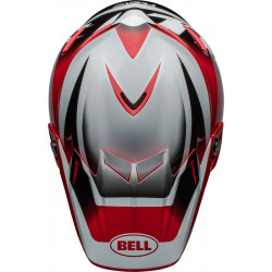 Casque BELL Moto-9S Flex - Rail Gloss Red/White - Dr Rider