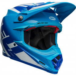 Casque BELL Moto-9S Flex - Rail Gloss Blue/White - Dr Rider
