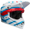 Casque BELL Moto-9S Flex - Banshee Gloss White/Red - Dr Rider