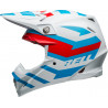 Casque BELL Moto-9S Flex - Banshee Gloss White/Red - Dr Rider