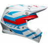 Casque BELL Moto-9S Flex - Banshee Gloss White/Red - Dr Rider