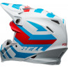 Casque BELL Moto-9S Flex - Banshee Gloss White/Red - Dr Rider