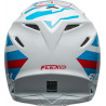 Casque BELL Moto-9S Flex - Banshee Gloss White/Red - Dr Rider
