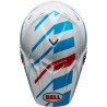 Casque BELL Moto-9S Flex - Banshee Gloss White/Red - Dr Rider