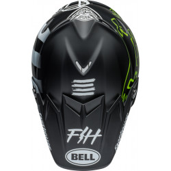 Casque BELL Moto-9S Flex - Fasthouse MC Core Matte Black/Yellow - Dr Rider