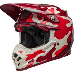 Casque BELL Moto-9S Flex - Ferrandis Méchant Gloss Red/Silver - Dr Rider