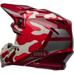 Casque BELL Moto-9S Flex - Ferrandis Méchant Gloss Red/Silver - Dr Rider