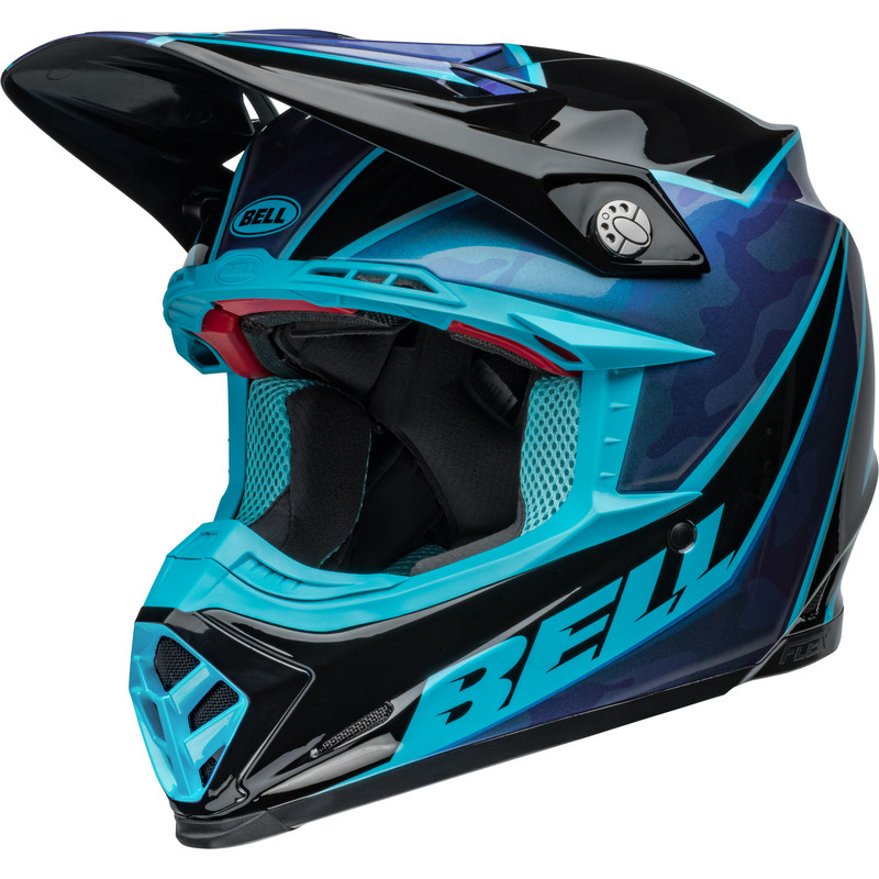 Casque BELL Moto-9S Flex - Sprite Gloss Black/Blue - Dr Rider