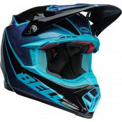 Casque BELL Moto-9S Flex - Sprite Gloss Black/Blue - Dr Rider