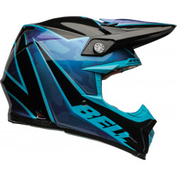 Casque BELL Moto-9S Flex - Sprite Gloss Black/Blue - Dr Rider