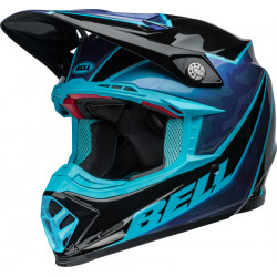 Casque BELL Moto-9S Flex - Sprite Gloss Black/Blue - Dr Rider