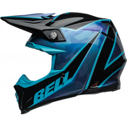 Casque BELL Moto-9S Flex - Sprite Gloss Black/Blue - Dr Rider
