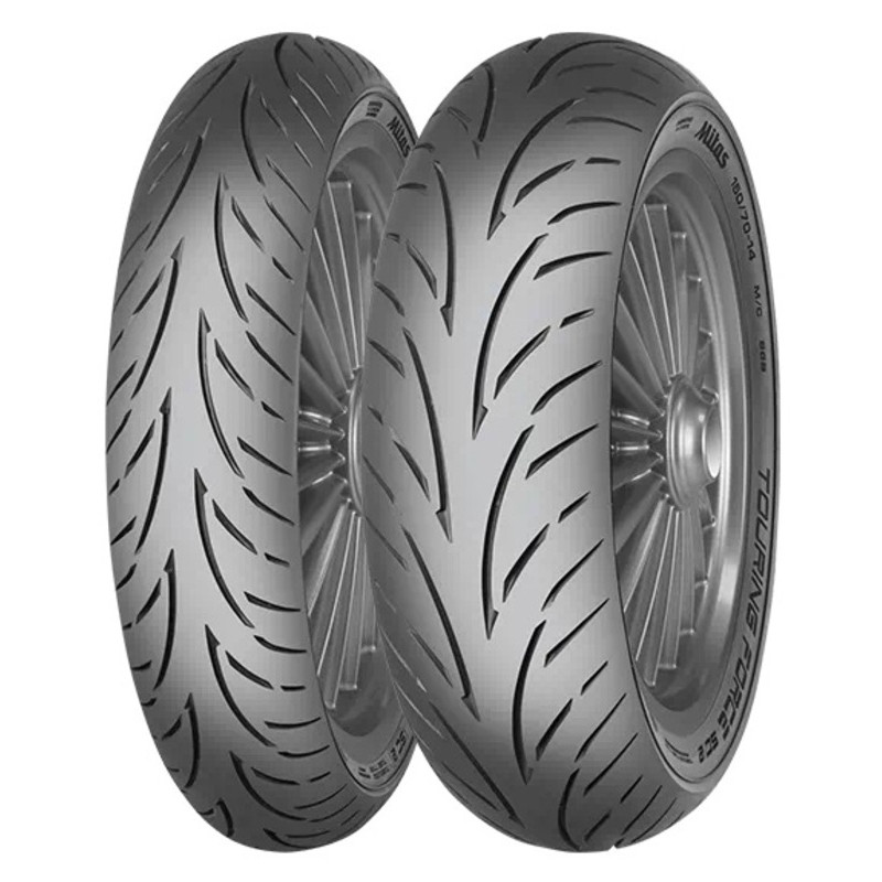 Pneu MITAS TOURING FORCE-SC 2 WW Flancs Blancs 120/70-12 58S TL/TT - Dr Rider