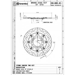 BRAKE DISCS T-DRIVE - 17105466 - Dr Rider