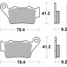 BRAKE PAD TT CAR/CER RR - 17221198 - Dr Rider