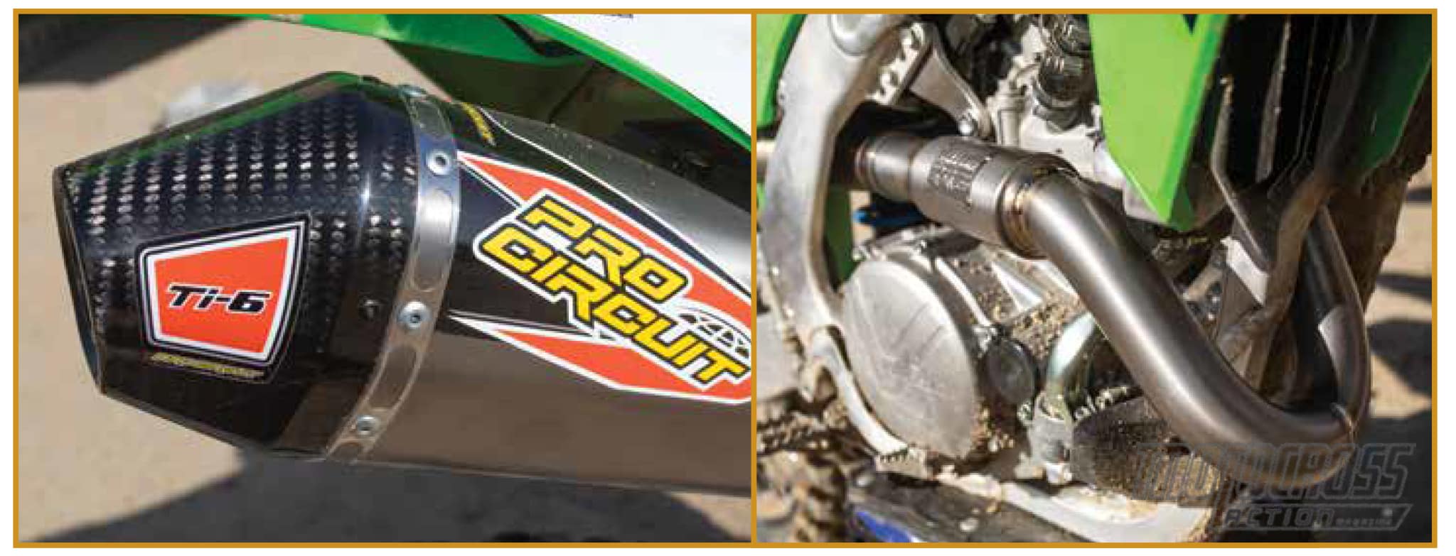 Ligne échappement Pro Circuit Ti-6 pour moto 4T